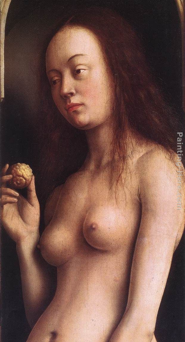 Jan van Eyck The Ghent Altarpiece Eve [detail 2]